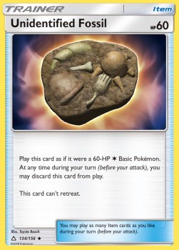 Unbekanntes Fossil UPR-134 Uncommon Deutsch