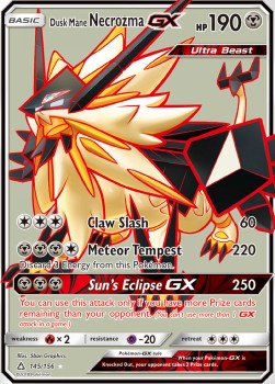 Dusk Mane Necrozma GX UPR-145 Ultra Rare Französisch