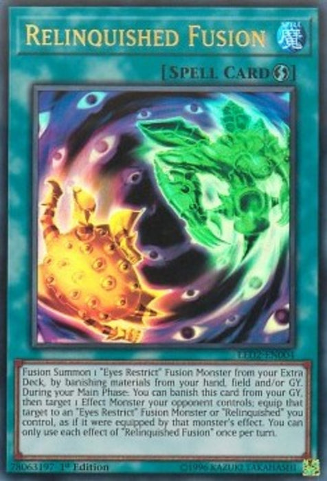 Relinquished Fusion LED2-EN004 Ultra Rare Englisch