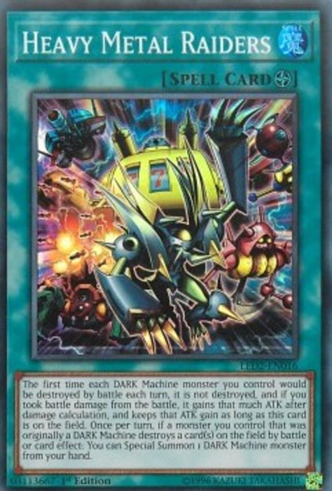 Heavy Metal Raiders LED2-EN016 Super Rare Englisch