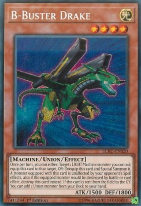 B-Buster Drake LCKC-EN020 Secret Rare Englisch