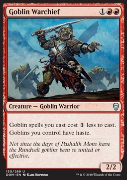 Goblin Warchief DOM-130 Uncommon Englisch