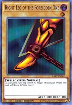Right Leg of the Forbidden One LART-EN002 Ultra Rare Englisch