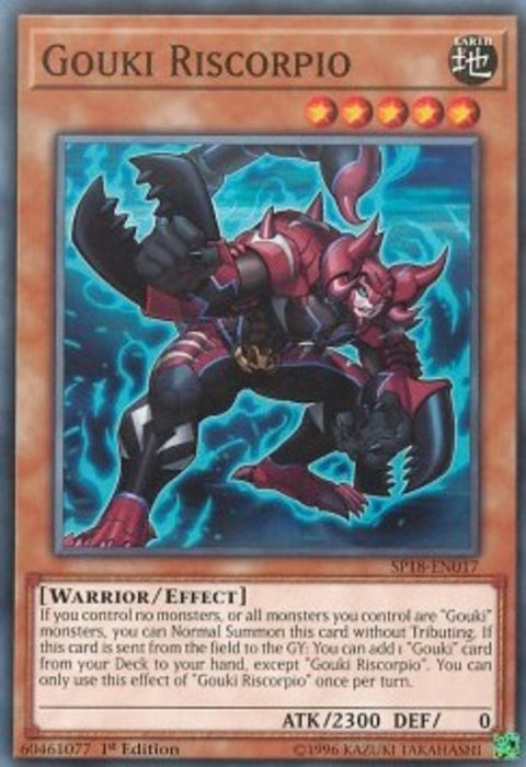 Gouki Riscorpio (V.1) SP18-EN017 Common Englisch