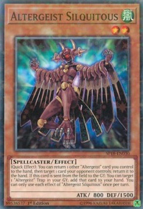 Altergeist Silquitous (V.2) SP18-EN030 Starfoil Rare Englisch