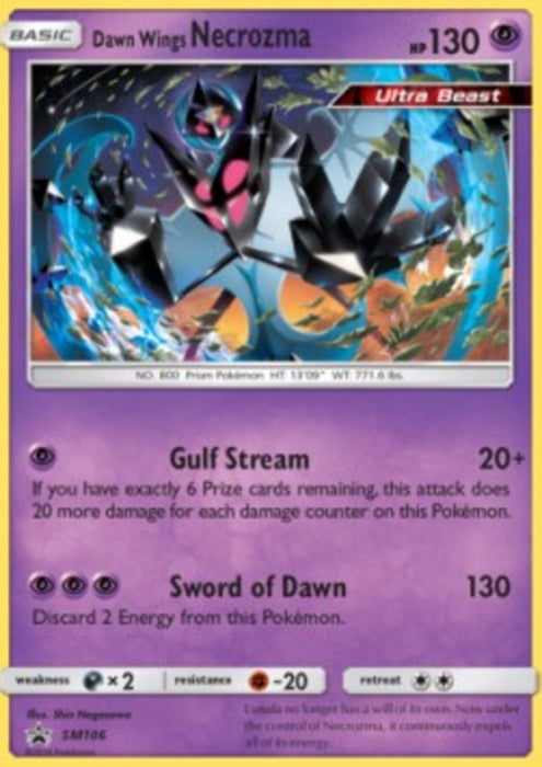 Dawn Wings Necrozma SM-106 Promo Deutsch