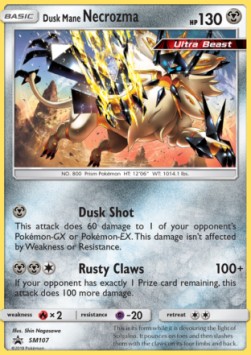 Dusk Mane Necrozma SM-107 Promo Deutsch