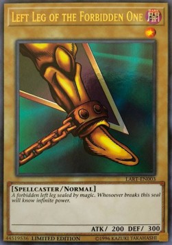 Left Leg of the Forbidden One LART-EN003 Ultra Rare Englisch