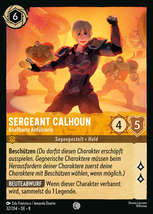 Sergeant Calhoun - Knallharte Anführerin 8JAF-032 Common Deutsch