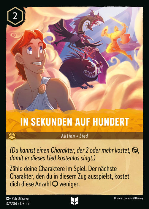 In Sekunden auf Hundert 2ROF-032 Uncommon Deutsch