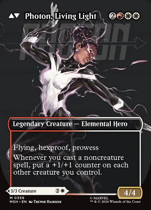 Monica Rambeau // Photon, Living Light - Back Face