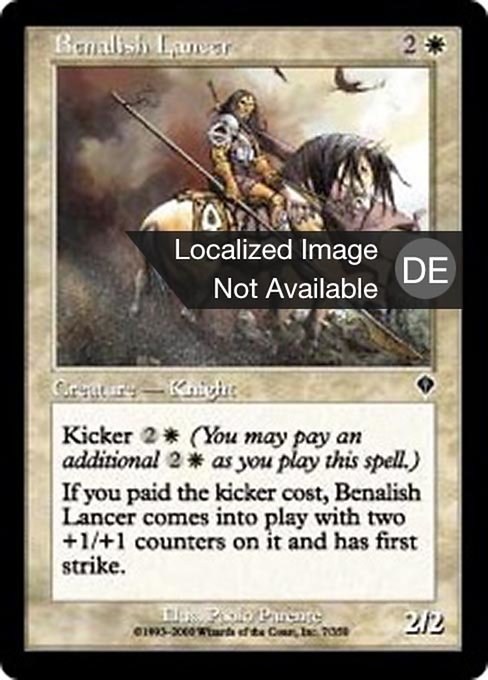 Magic: Benalish Lancer