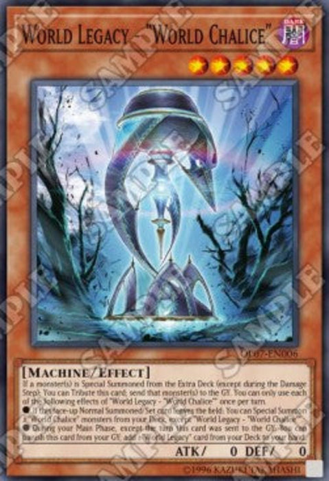 World Legacy - "World Chalice" OP07-EN006 Super Rare Englisch