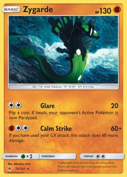 Zygarde FLI-72 Rare Deutsch