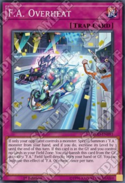 F.A. Overheat FLOD-EN091 Rare Englisch