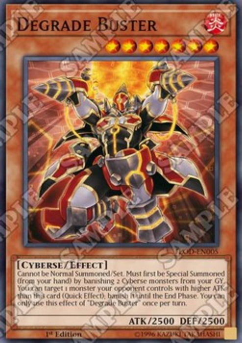 Degrade Buster FLOD-EN005 Super Rare Englisch