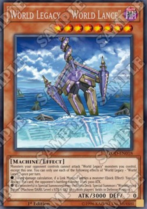 World Legacy - "World Lance" FLOD-EN018 Rare Englisch