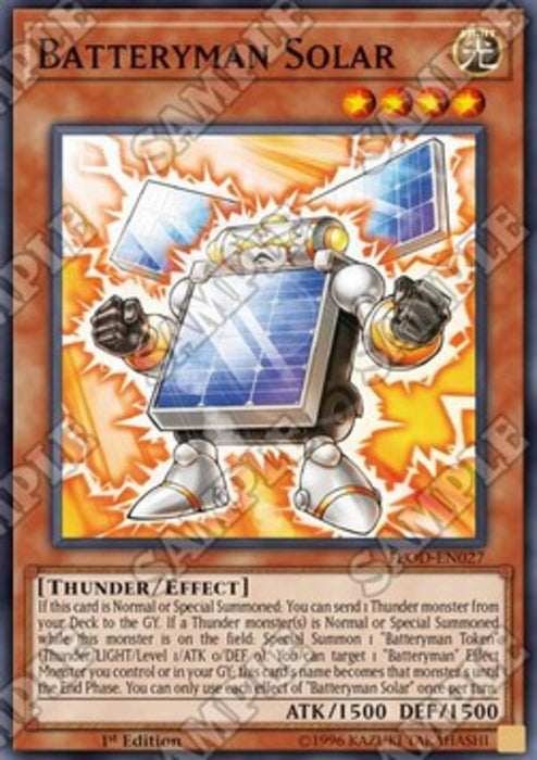 Batteryman Solar FLOD-EN027 Common Englisch