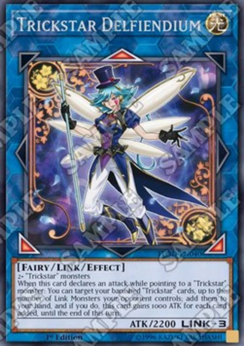 Trickstar Delfiendium FLOD-EN040 Rare Englisch