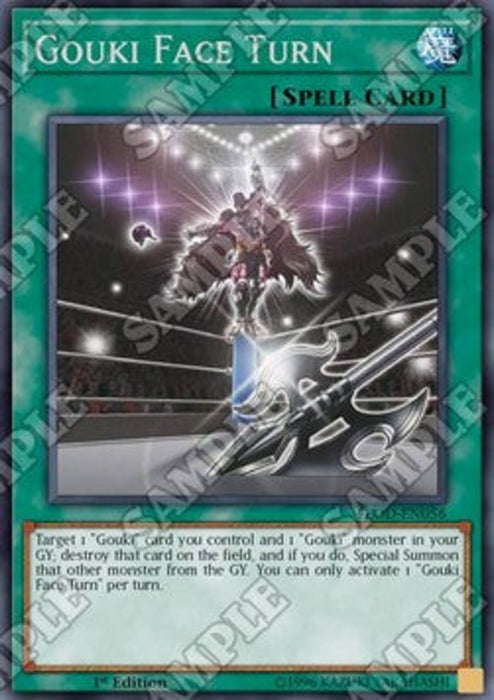 Gouki Face Turn FLOD-EN056 Rare Englisch
