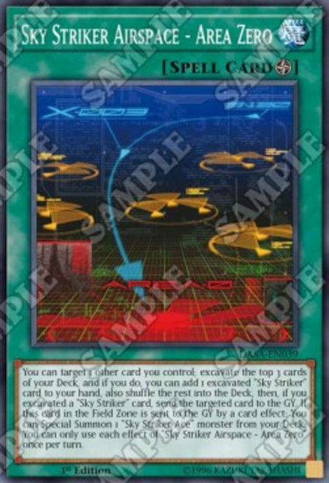 Sky Striker Airspace - Area Zero DASA-EN039 Super Rare Englisch