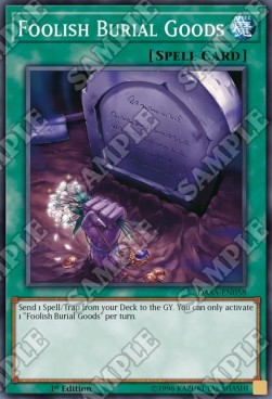 Foolish Burial Goods DASA-EN058 Super Rare Amerikanisch