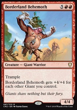 Borderland Behemoth CM2-87 Rare Englisch