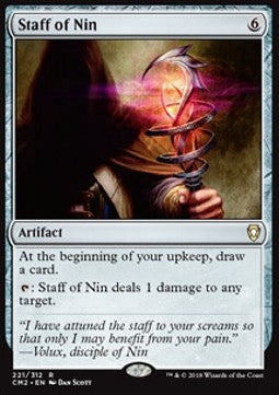 Staff of Nin CM2-221 Rare Englisch