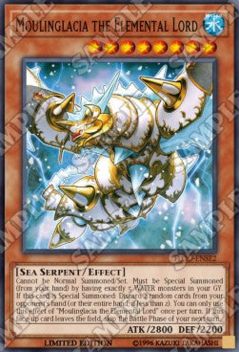 Moulinglacia the Elemental Lord FLOD-ENSE2 Super Rare Englisch