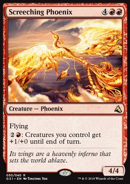 Screeching Phoenix GS1-030 Rare Englisch