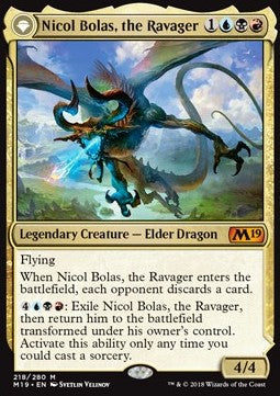 Nicol Bolas, the Ravager // Nicol Bolas, the Arisen M19-218 Mythic Englisch