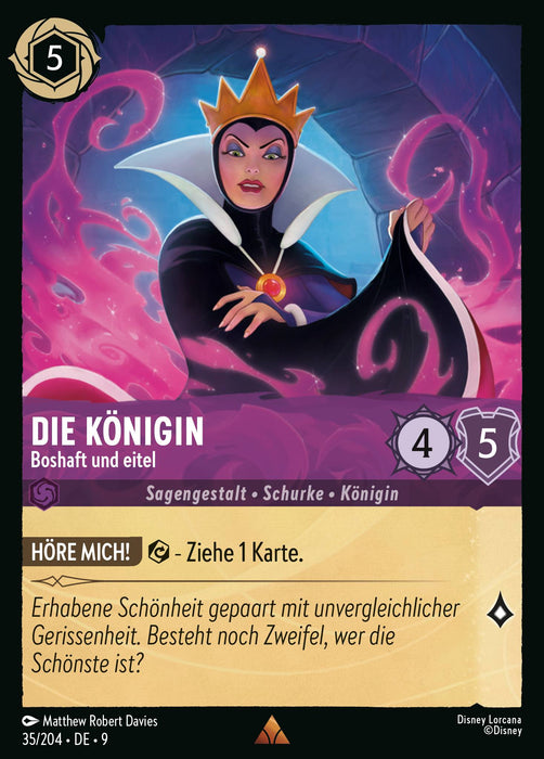 Die Königin - Boshaft und eitel 9FAB-035 Rare Deutsch