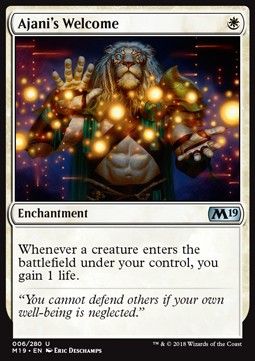 Ajani's Welcome M19-6 Uncommon Englisch