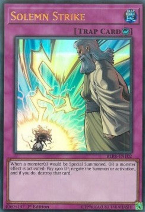 Solemn Strike BLRR-EN102 Ultra Rare Englisch