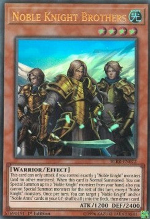 Noble Knight Brothers BLRR-EN072 Ultra Rare Englisch