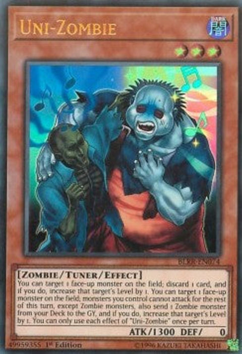 Uni-Zombie BLRR-EN074 Ultra Rare Englisch