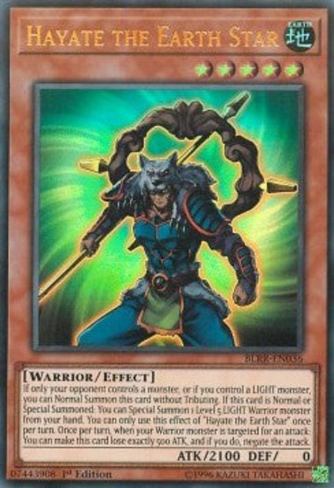 Hayate the Earth Star BLRR-EN036 Ultra Rare Englisch