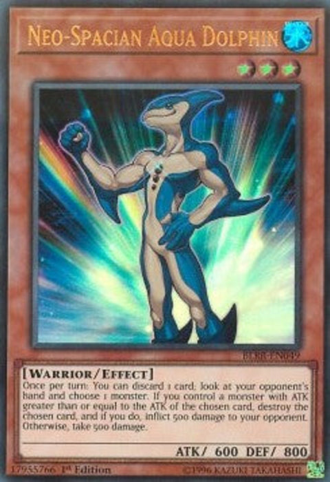 Neo-Spacian Aqua Dolphin BLRR-EN049 Ultra Rare Englisch