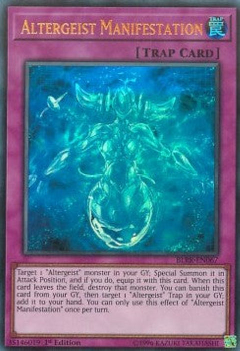 Altergeist Manifestation BLRR-EN067 Ultra Rare Englisch