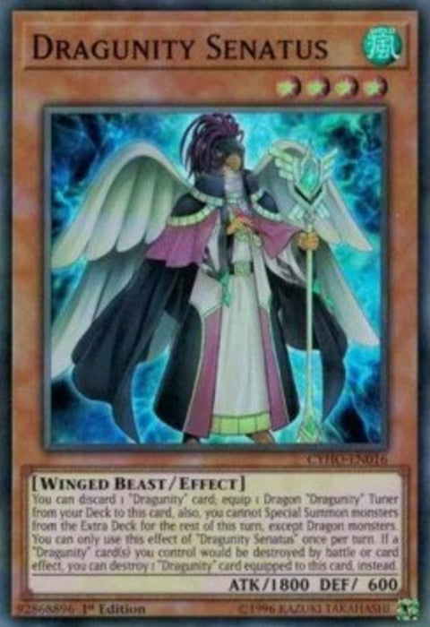 Dragunity Senatus CYHO-EN016 Super Rare Englisch