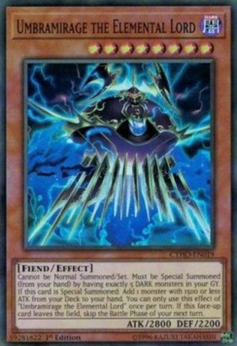 Umbramirage the Elemental Lord CYHO-FR019 Super Rare Französisch