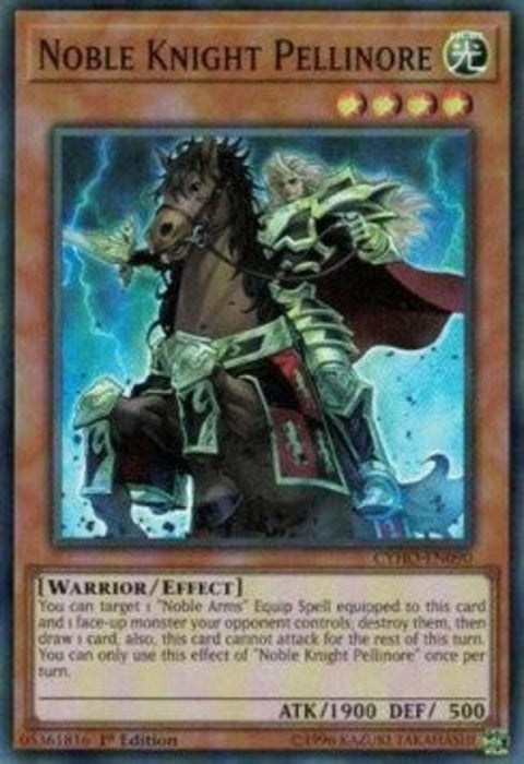 Noble Knight Pellinore CYHO-EN090 Super Rare Englisch