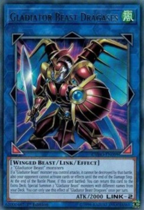 Gladiator Beast Dragases CYHO-EN099 Rare Englisch
