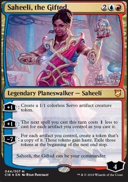 Saheeli, the Gifted (V.1) C18-44 Mythic Englisch