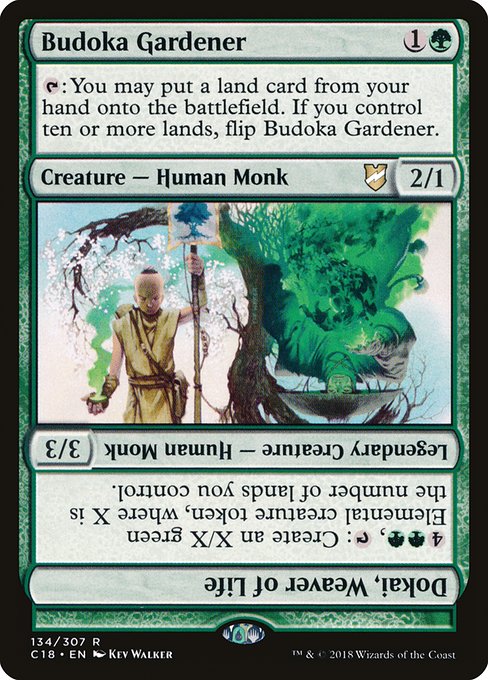 Magic: Budoka Gardener // Dokai, Weaver of Life