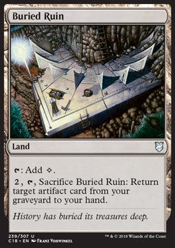 Buried Ruin C18-239 Uncommon Italienisch