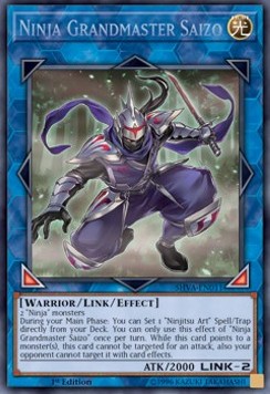 Ninja Grandmaster Saizo SHVA-EN011 Secret Rare Englisch