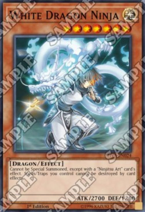 White Dragon Ninja SHVA-EN024 Super Rare Englisch