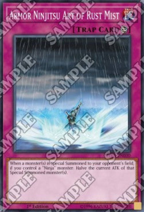 Armor Ninjitsu Art of Rust Mist SHVA-EN030 Super Rare Englisch