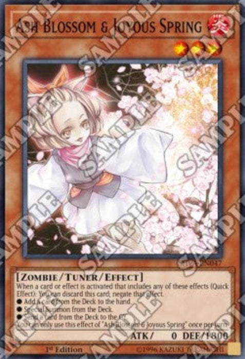 Ash Blossom & Joyous Spring SHVA-EN047 Super Rare Englisch
